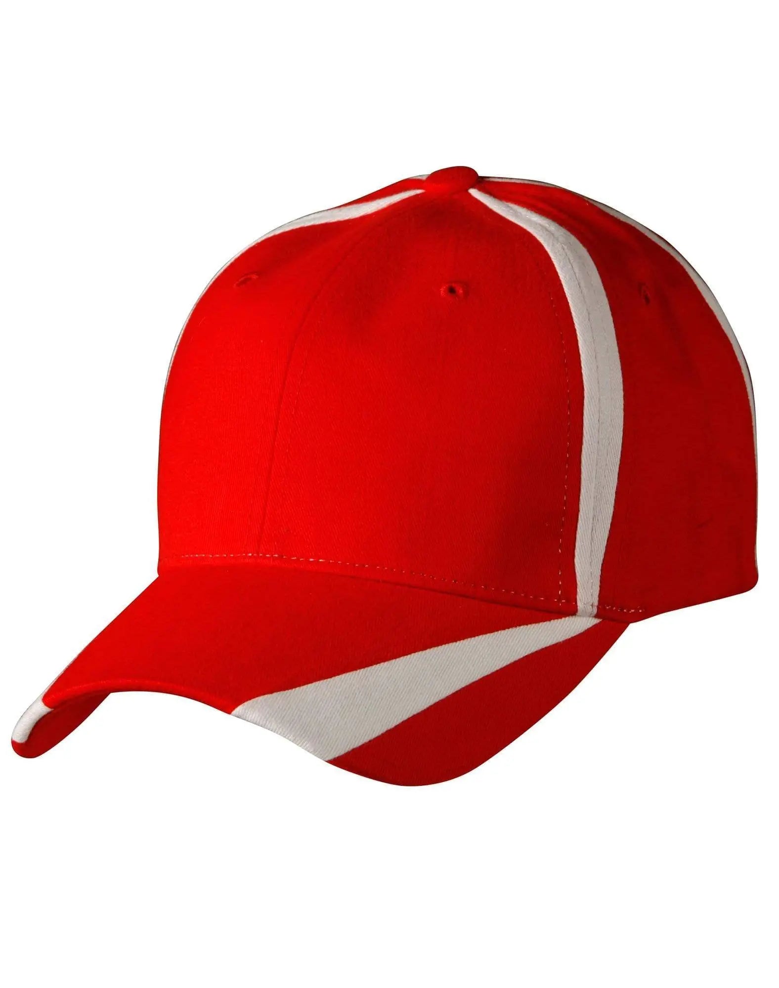 Peak & Crown Contrast Cap Ch81 Active Wear Winning Spirit Red/White One size